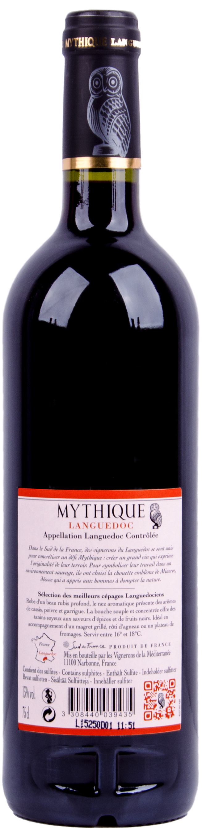 神秘客幹紅葡萄酒 MYTHIQUE LANGUEDOC RED